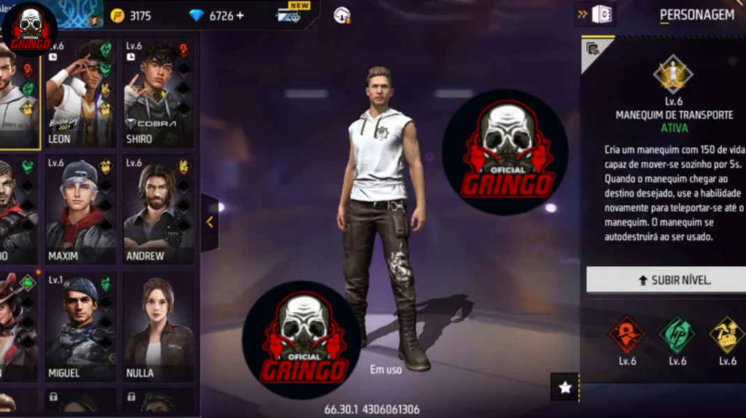 Personagem Phantom FF